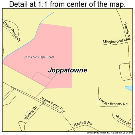 joppa map|map of joppa md.